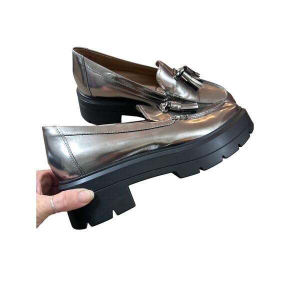 Naturalizer Nieves Lug Sole Loafers Chunky Slip on 8.5 - Picture 2 of 8